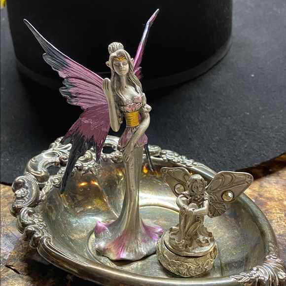 Other - Fairy Statue & Tiny Fairy Trinket Box Set